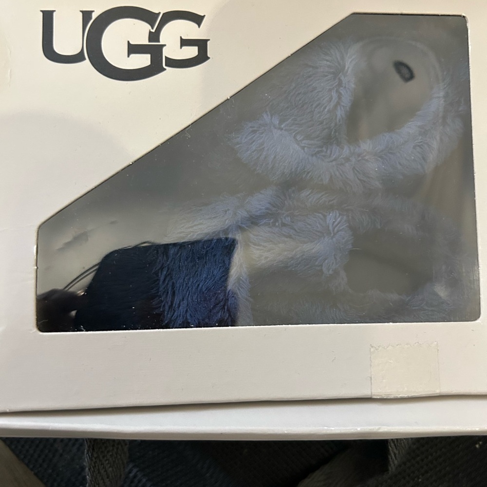 UGG Navy Bixbee Baby Booties